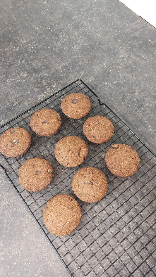 Keto /Low Carb Double Chocolate Chip Cookies