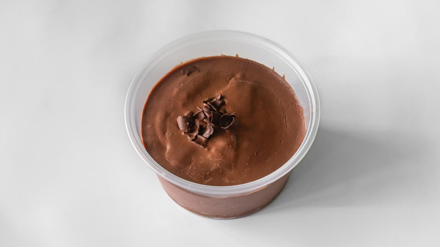 Keto/Low Carb Chocolate Cheese Cake Tub with Chocolate Drizzle