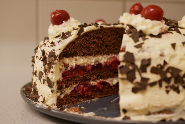Keto / Low Carb Black Forest cake
