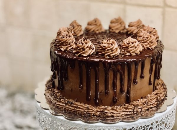 Keto/Low Carb Butter cream Chocolate Cake