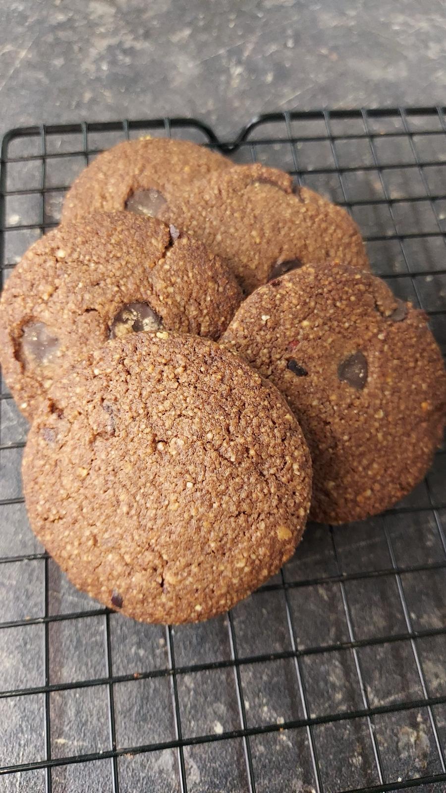 Keto /Low Carb Double Chocolate Chip Cookies
